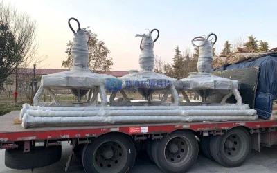 Trei Aerator submersibil de 7,5kW expediat în Iran